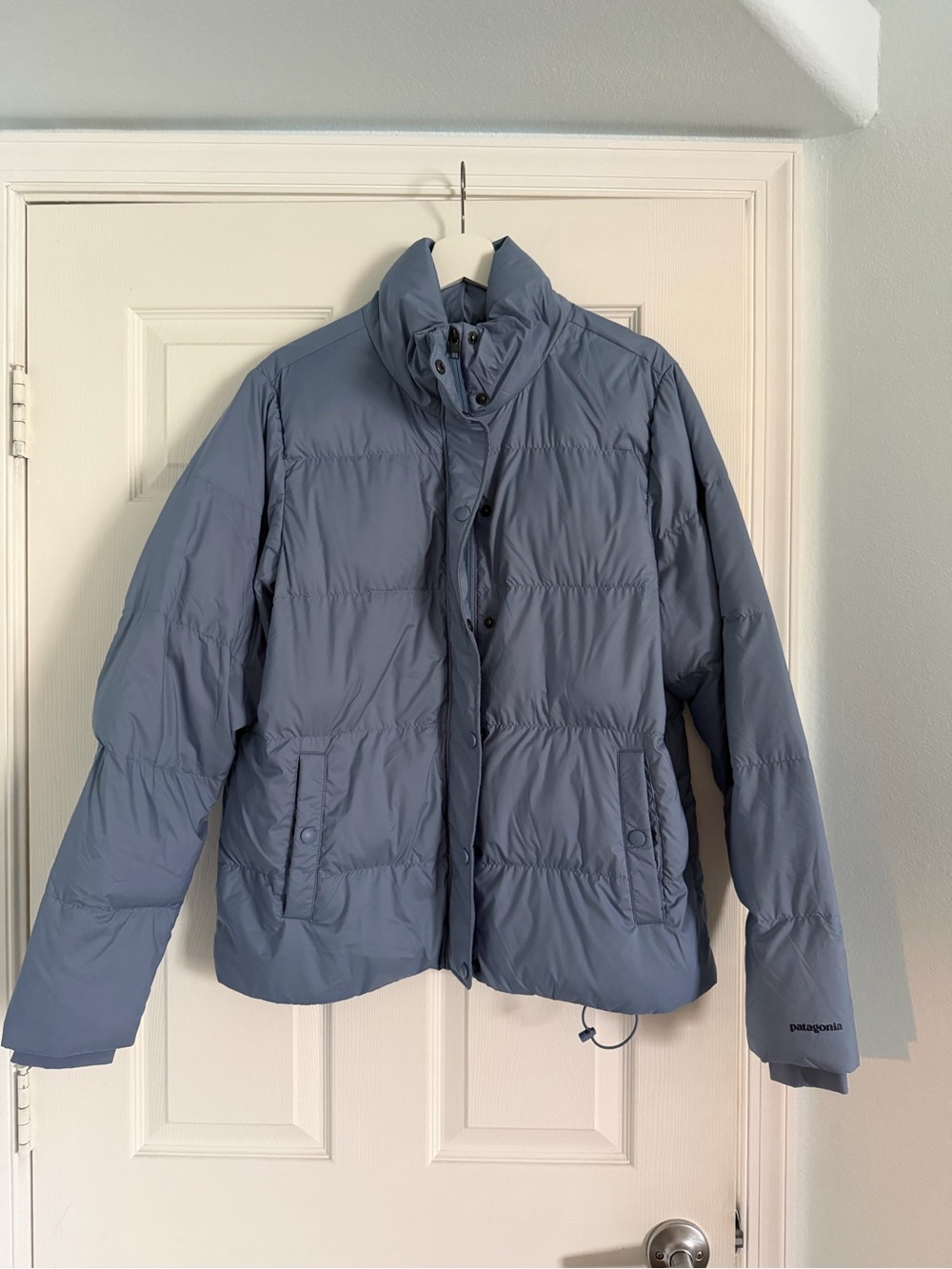Patagonia Women's Light Blue Insulated Puffer Jacket